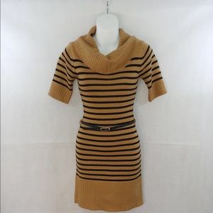 Brown & Black Body Central Dress